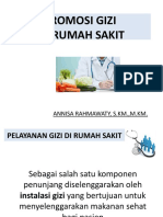 Promosi Gizi Di Rumah Sakit