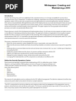 Creating and Maintaining SOC MSP1 Whitepaper