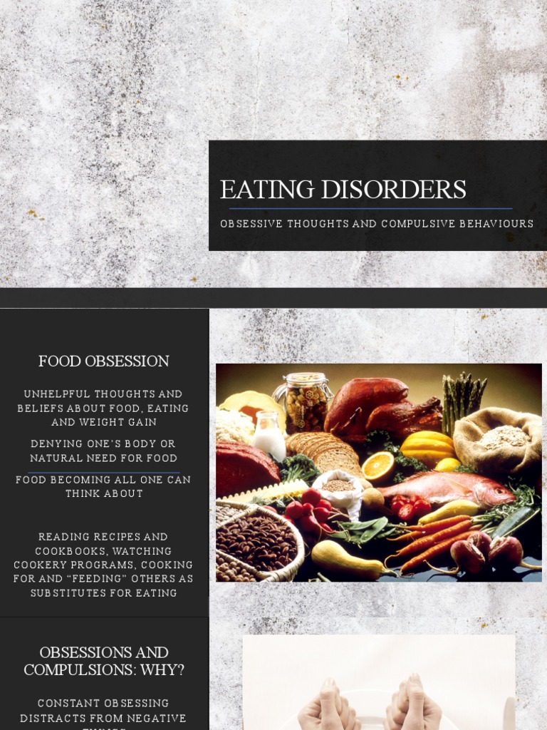 Eating Disorders, Presentation PDF Food And Drink Eating Behaviors