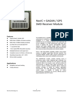 Navic + Gagan / Gps SMD Receiver Module: Features