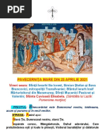 Pavecernița Mare Din 23.04.2021, Vineri Seara (Sâmbăta Lui Lazăr)