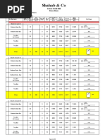 Rebar Cutting List - Main Building | PDF | Concrete | Structural ...
