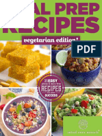 Meal Prep Recipes - Vegetarian Edition