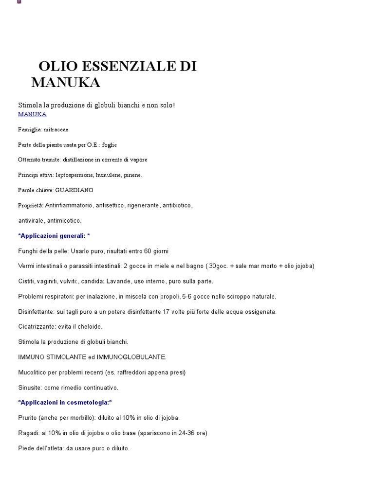 MANUKA | PDF