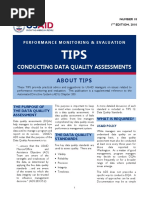 Conducting Data Quality Assessments