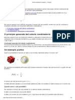 Analisi Combinatoria ( Statistica ) - Okpedia