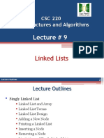 Chapter#8 Linked Lists