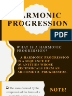 Harmonic Progression