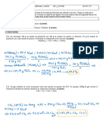 Examen Física y Química 1o Bachillerato reacciones químicas ciclo termodinámico