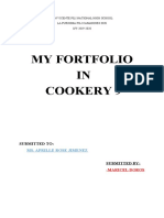 My Fortfolio IN Cookery 9: Submitted To