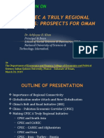 Making CPEC Truly Regional: Prospects for Connecting CPEC with CAREC and Beyond