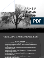 Prinsip Dasar Sejarah Lisan