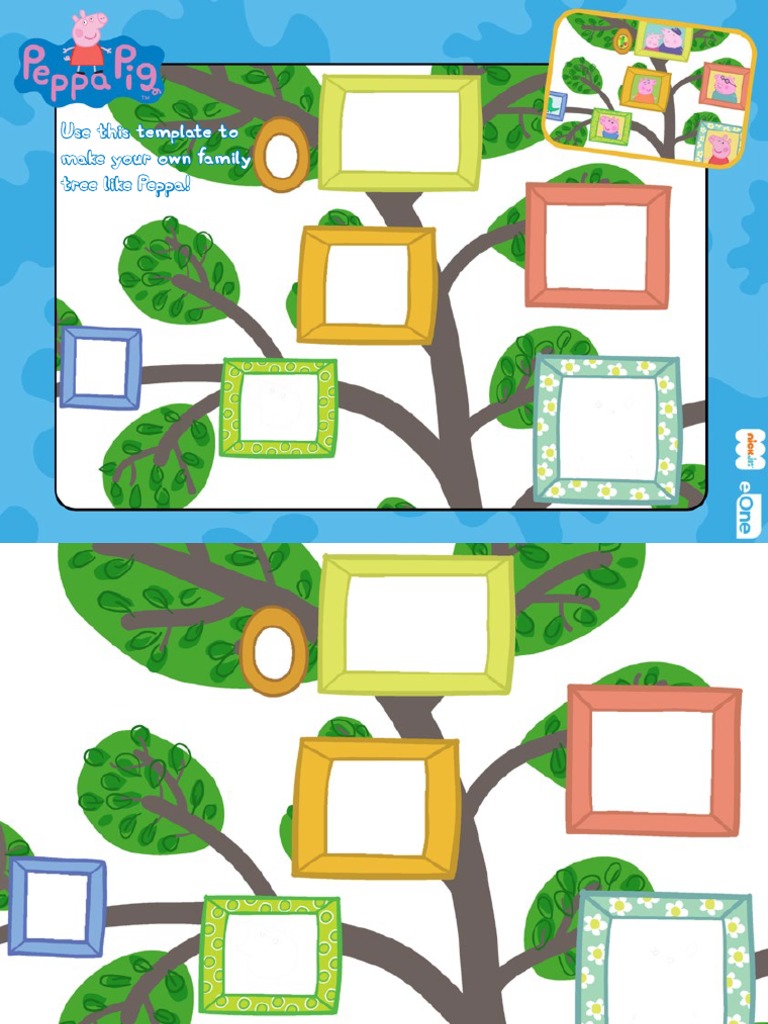 Create Your Own Peppa Pig Family Tree | PDF