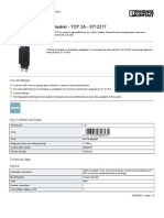 Thermal Device Circuit Breaker - TCP 2A - 0712217: Key Commercial Data