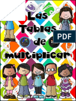 Tablas de Multiplicar PDF