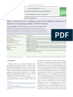 Thno-Botanical Survey of Plants Used in The Traditional Treatment of Malaria in Ei Epayang, Sahan of Orth Umatera