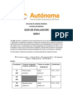 Guía Oficial de Evaluación Escuela de Derecho Ua 2020-Ii