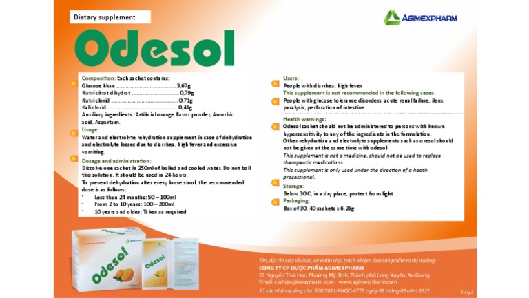 Rehydration Aid for Dehydration | PDF