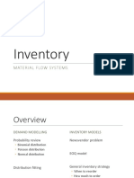Inventory: Material Flow Systems