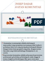 Konsep Dasar Keperawatan Komunitas