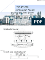 05b Contoh Soal 03 - Pelat Satu Arah - 16