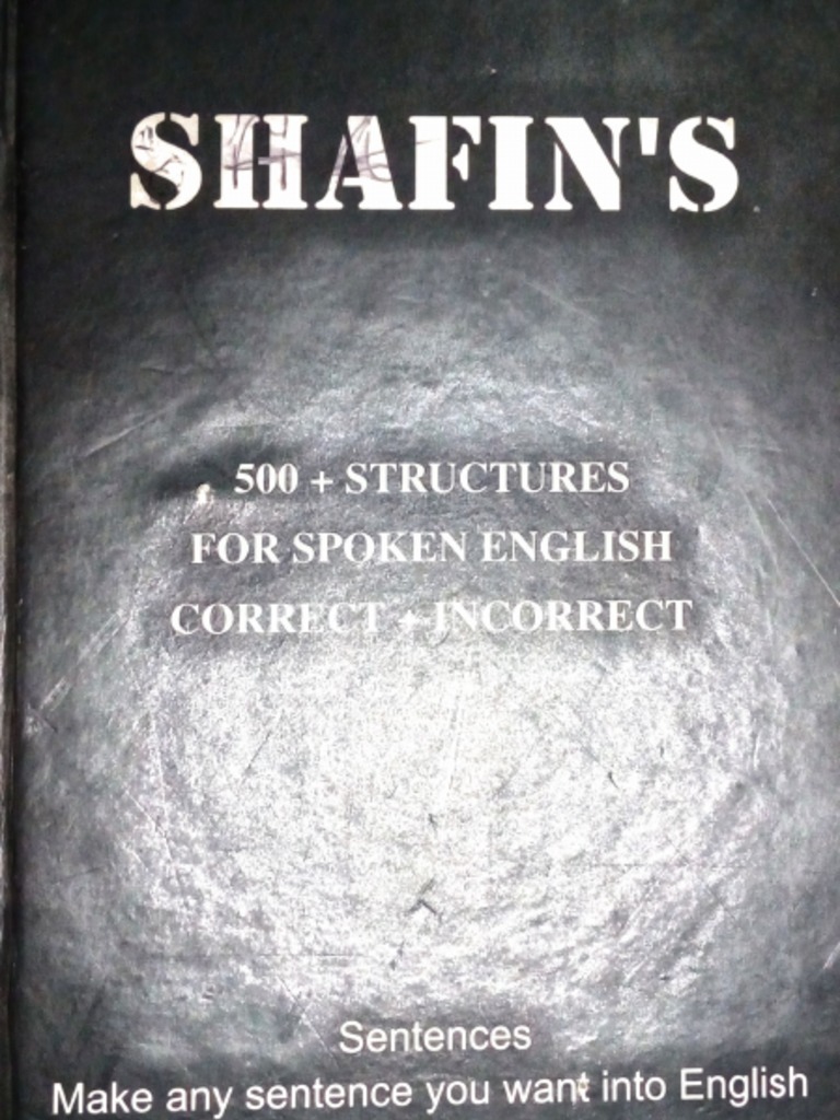 Shafins Spoken English Book PDF: Unlock Fluency Fast!