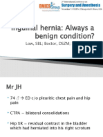 Inguinal Hernia: Always A Benign Condition?: Low, SBL Boctor, DSZM Suliman, IGI