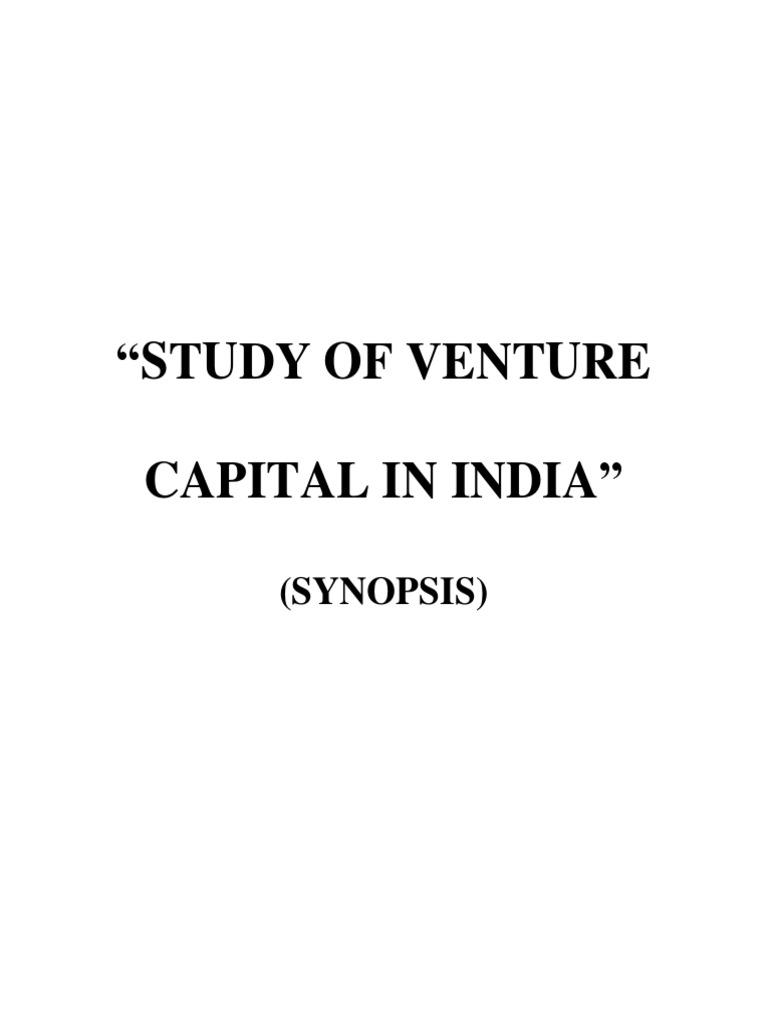 Venture Capital Landscape in India | PDF | Venture Capital | Corporate ...