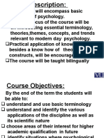 Intro to Psychology Course Overview