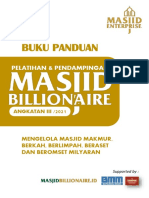 Buku Panduan Pelatihan & Pendampingan Masjid Billionaire Angk. Iii