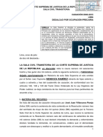 La Sala Civil Transitoria de La Corte Suprema de Justicia de La República Habiéndose Dejado Oportunamente Mendoza Ramírez