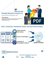 Kesiapan SDM Profesional Dan Berdaya Saing Era Industri 4.0 - KemenristekDikti