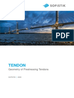 Tendon: Geometry of Prestressing Tendons