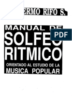 Manual de Solfeo Ritmico (Guillermo Rifo)