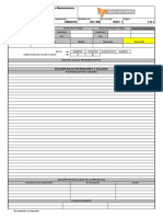 SDS-FO-MTT-05 Registro de trabajo Esperando revision del departamento