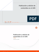 Publicación y Edición de Contenidos en el LMS