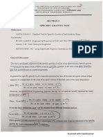 Section 5 Specific Gravity Test: References