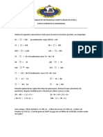 Hoja de Trabajo de Matematicas Quinto Grado Sección A