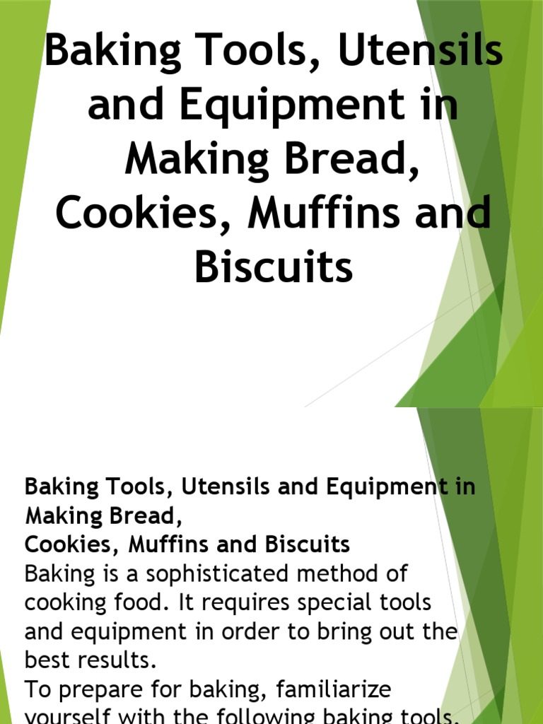 Essential Baking Tools and Equipment | PDF | Kitchen Utensil | Baking