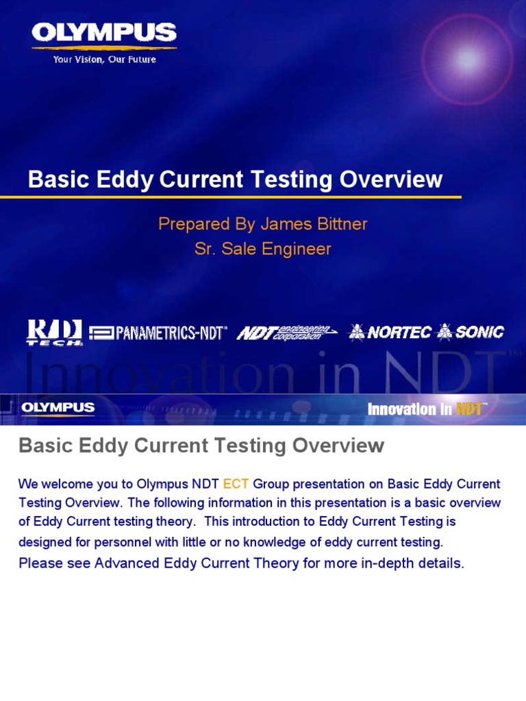 Eddy Current Testing Basics for NDT | PDF | Inductor | Electric Current