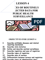 Topik 6. PHSurveillance Lesson 4-5