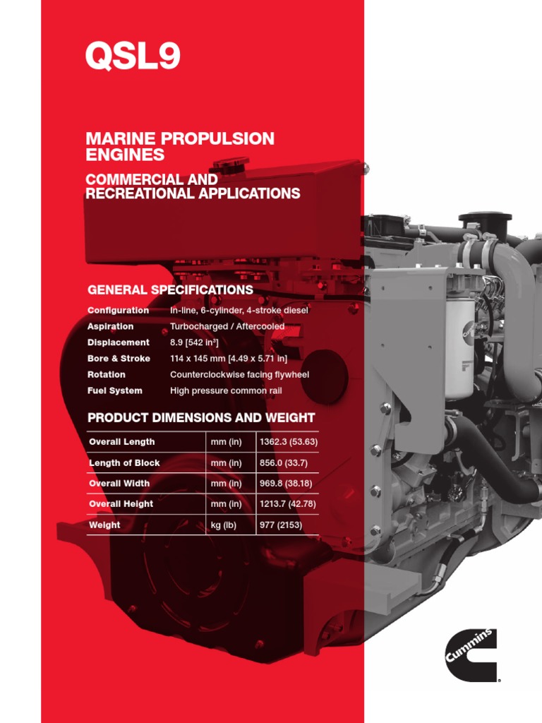 Marine Propulsion Engines Commercial and Recreational Applications