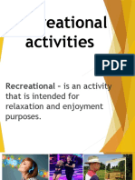 Recreational Activities