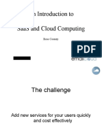 An Introduction To Saas and Cloud Computing: Ross Cooney