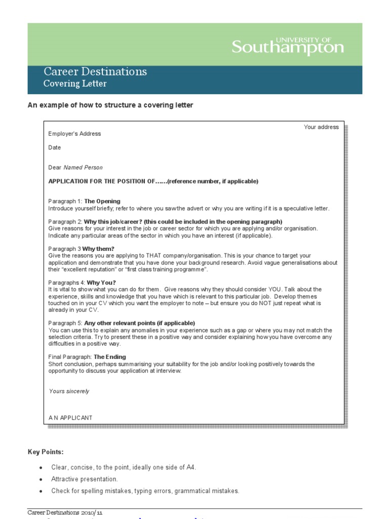 Covering Letter | PDF