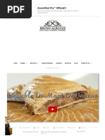 Crumble de banana e maçã -