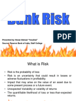 RBI Staff College Presentation on Risk