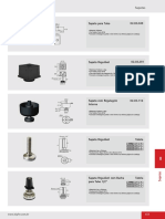 Sapatas para fixação e regulagem