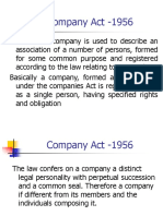 Company Act - 1956