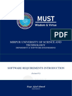 MIRPUR UNIVERSITY SOFTWARE REQUIREMENTS ENGINEERING LECTURE